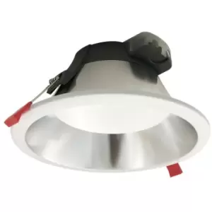 Cristal Record Lighting - Cristal Sol LED Recessed Downlight 30W IP44 UGR19 3000K 2700Lm White Inox