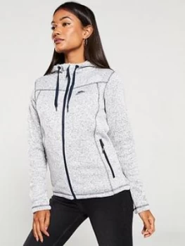 Trespass Odelia Fz Hoodie - Light Grey , Light Grey, Size Xxl, Women