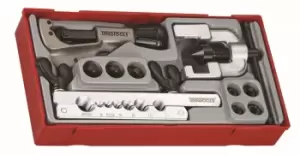 Teng Tools TTTF10 Pipe Flaring Tool Set (Cutter, 7x Adaptors + 2pc Flaring Set)