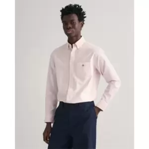 Gant Reg Oxford Shirt Light Pink S - Pink