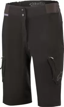 Alpinestars Stella Alps 8.0 Ladies Bicycle Shorts, black, Size 26 for Women, black, Size 26 for Women