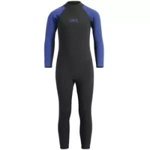 UB Kids Sharptooth Long Wetsuit Black/Blue 9-10 Years - Black/Blue