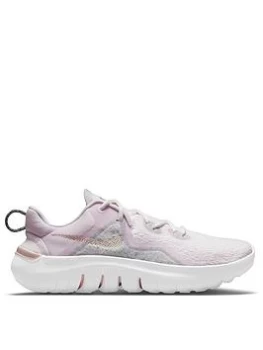 Nike Womens Flex 2021 Run - Pink/White, Size 5, Women