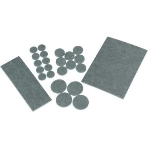 Wickes Felt Flooring Pads Brown 27 Pack