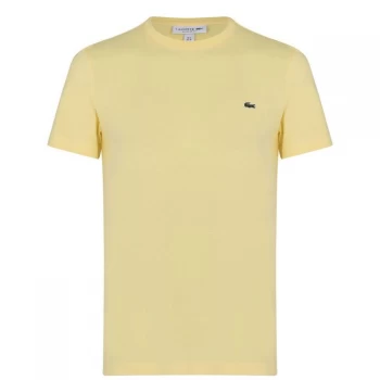 Lacoste Logo T Shirt - Yellow WWJ