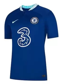 Nike Chelsea Mens 22/23 Home Short Sleeved Stadium Jersey - Blue Size M, Men