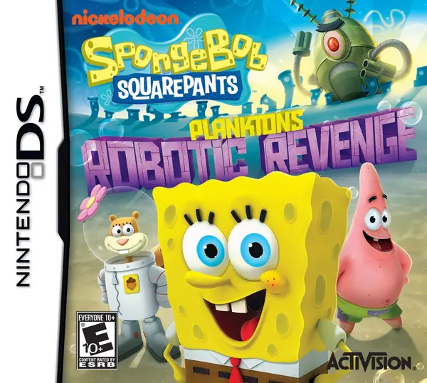 Spongebob Square Pants Planktons Robotic Revenge Nintendo DS Game