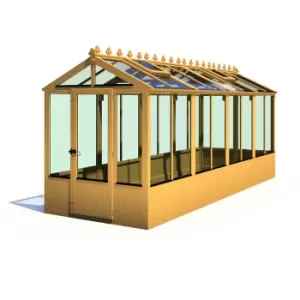 Shire Wooden 6 x 16ft Holkham Greenhouse - Garden & Outdoor