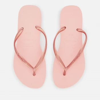 Havaianas Womens Slim Flip Flops - Ballet Rose - UK 8