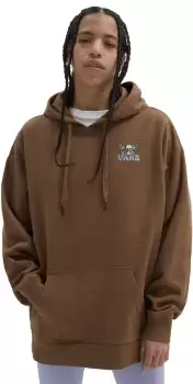 Vans Skullfly OS Hoodie Music Academy Hooded sweater brown