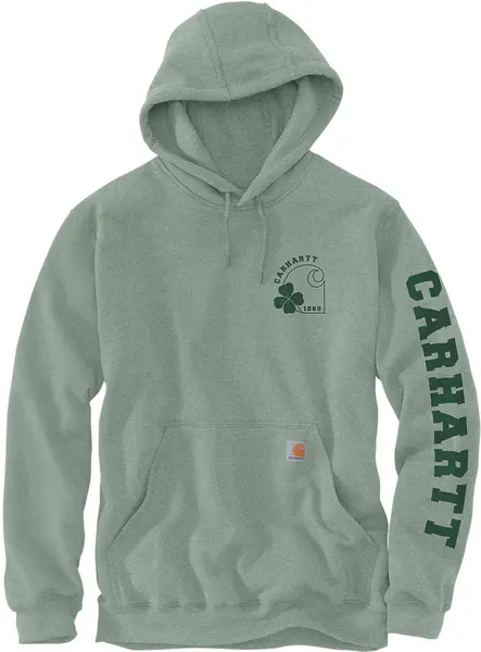 Carhartt Loose Fit Midweight Shamrock Hoodie, green, Size M