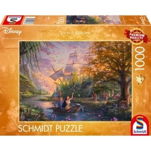 Thomas Kinkade Disney Pocahontas 1000 Piece Jigsaw Puzzle