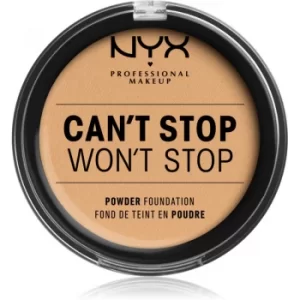 NYX Professional Makeup Can't Stop Won't Stop Powder Foundation Shade 8 True Beige 10.7 g