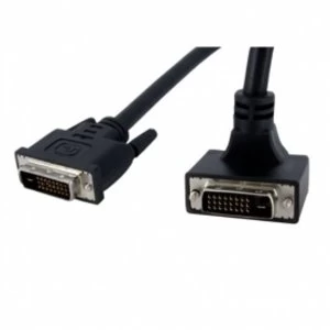 StarTech 6ft 90 Degree Upward Angled Dual Link DVI D Monitor Cable MM