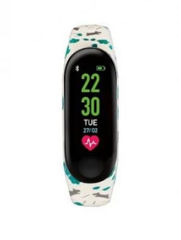 Radley Series 1 Activity Tracker With White Dog Print Silicone Strap Ladies Watch