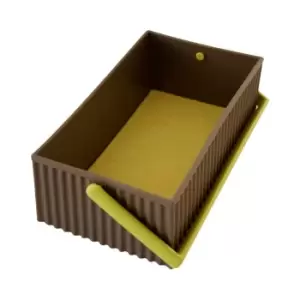 Omnioffre Stacking Storage Box Small Brown