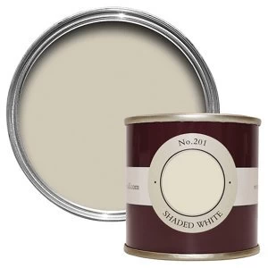 Farrow & Ball Estate Shaded white No. 201 Emulsion Paint 100ml Tester pot