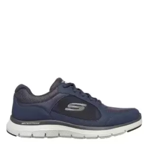 Skechers Leather Overlay Lace-Up - Blue