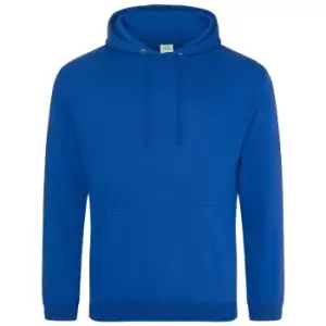 Awdis Unisex Adult College Hoodie (4XL) (Royal Blue)