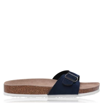 SoulCal Cork Sliders Ladies - Navy