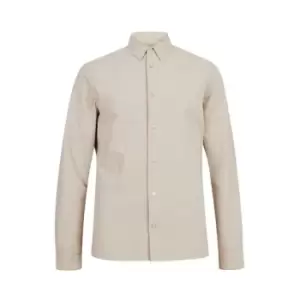 AllSaints Lovell Long Sleeve Shirt - Beige