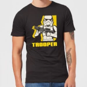 Star Wars Rebels Trooper Mens T-Shirt - Black - S