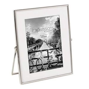 5" x 7" - Impressions Silver Colour Frame White Border