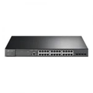 TP LINK JetStream 24-Port Gigabit L2 Managed PoE+ Switch With 4 SFP