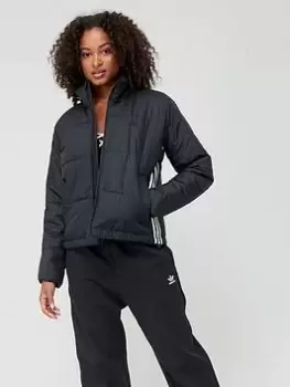 adidas Originals Short Padded Jacket - Black, Size 8, Women