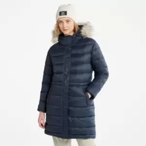 Timberland Down-free Parka For Her In Navy Dark Blue, Size XL