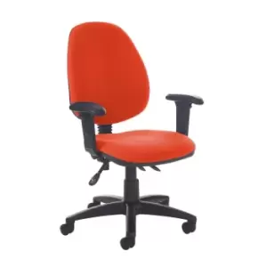 Dams MTO Jota High Back Asynchro Operators Chair with Adjustable Arms - Lombok G