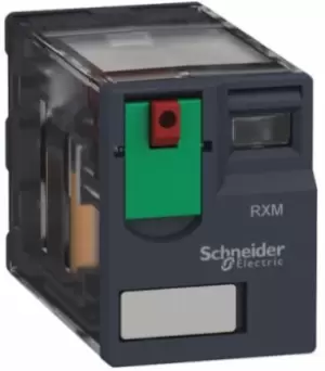 Schneider Electric, 48V ac Coil Non-Latching Relay 4PDT, 8A Switching Current Plug In, 4 Pole, RXM4AB2E7