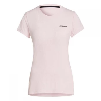 adidas Tivid T-Shirt Womens - Clear Pink