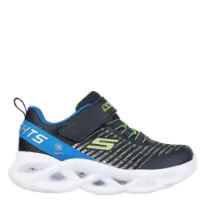 Skechers & Strap Lighted Sneaker W 3D - Blue