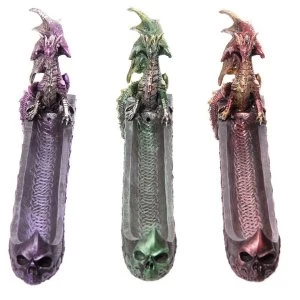 Dark Legends Dragon Incense Ashcatcher Boat (1 Random Supplied)