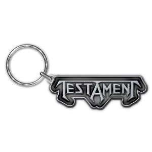 Testament - Logo Metal Keychain