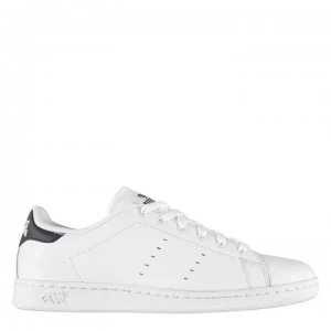 Lonsdale Leyton Leather Mens Trainers - White/Navy