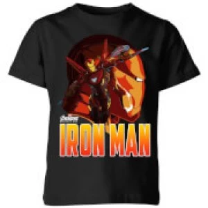 Avengers Iron Man Kids T-Shirt - Black - 9-10 Years