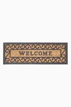 Welcome Rubber and Coir Doormat