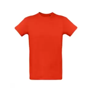 B&C Mens Inspire Plus Tee (L) (Fire Red)