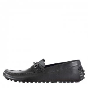 Firetrap Monteiro Mens Loafers - Black Lth