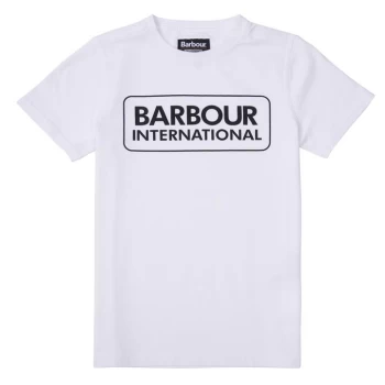 Barbour International Junior Boys Logo T-Shirt - White WH11