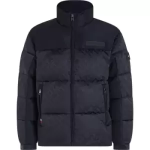 TOMMY HILFIGER New York Monogram Puffer Jacket - Blue