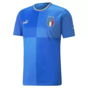 Puma Italy Home Shirt 2022/2023 Mens - Blue