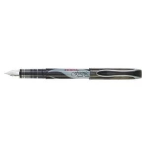 Zebra Fuente Disposable Fountain Pen Black Pack of 12