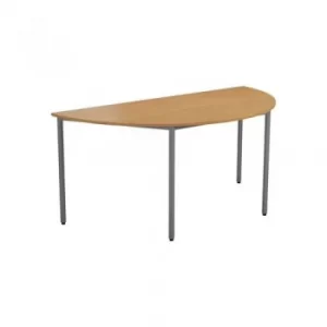 Jemini Semi Circular Table 1600 x 800mm Nova Oak OMPT1680SEMINO