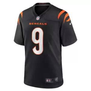 Nike Nfl Home Game Jersey Cincinnati Bengals Joe Burrow 9, Black