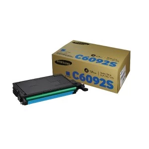 Samsung CLT C6092S Cyan Standard Yield Toner Cartridge SU082A