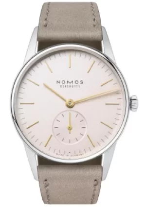 Nomos Glashutte Watch Orion 33 Rose Sapphire Crystal