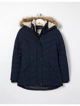 Fatface Laure Padded Jacket - Navy